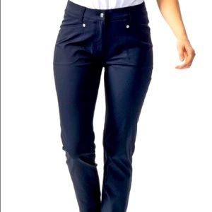 Daily Sports Ladies Lyric 29" Inseam Zip Front Golf Pants -NAVY
